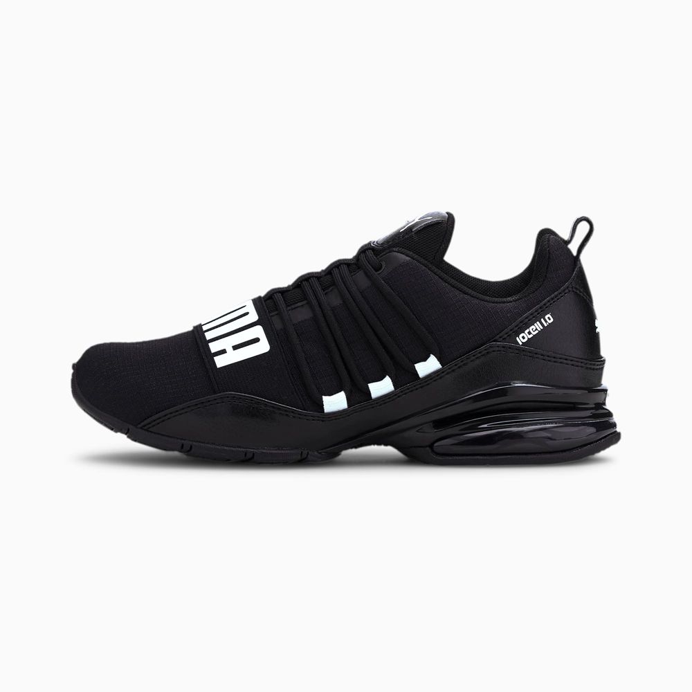 Puma CELL Regulate Lány Edzőcipő - Fekete/Fehér ( Hungary - AQIEW6405 )